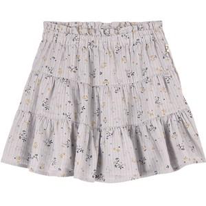 My Little Cozmo Grey Flower Skirt 6 Years - Skirts - 6 years - Grey