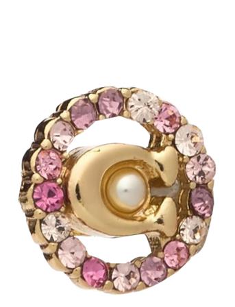 C Multi Crystal Metal Accessories Jewellery Earrings Studs Multi/mønstret Coach