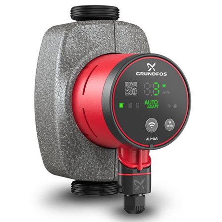Grundfos Alpha3 25-40 130 Cirkulationspumpe, Vand
