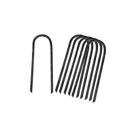 Kraftige jordankre armeringsjern pløkker teltpløkker galvaniserede stålankerkroge, havepløkker til campingtelte pløkker trampolinoverdækninger 