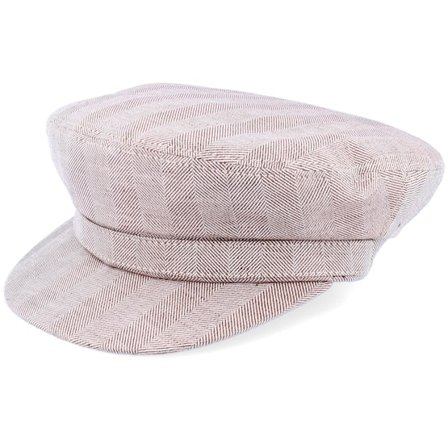 CTH Ericson - Beige vega Cap - Madde Linen Brown Vega Cap @ Hatstore