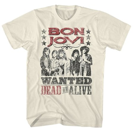 Bon Jovi T-paita Wanted Dead or Alive -julisteella