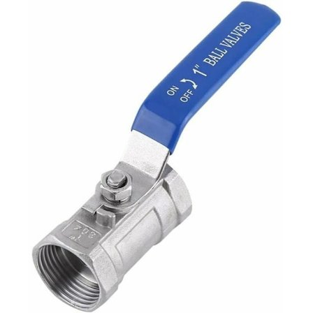 Rostfritt stål SS 304 BSP Honkula Kulventil med På/Av Manuell C