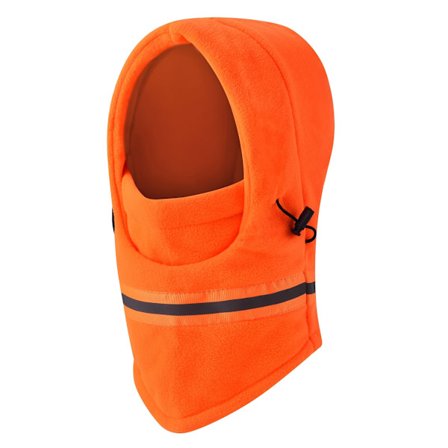 Termisk vintercykelmaske til kvinder - Justerbar vindtæt ansigtsmaske med refleksstriber til natkørsel, udendørs sport i koldt vejr (BR)