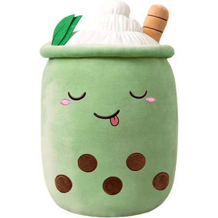 Bubble Tea Plyschkudde, Boba Plyschleksak, Mjölktekopp Mjuk T