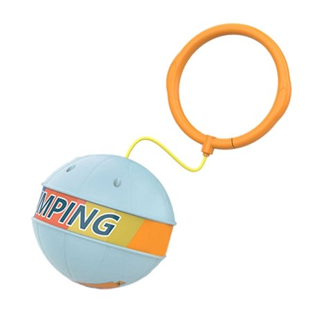 Färgglad glödande studsande boll Vibrerande Sensorisk träningsleksak Blinkande Skip Ball Toy For Kids