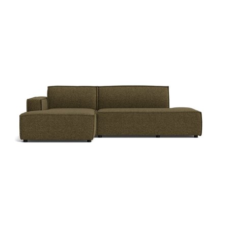 Lyon chaiselong sofa, venstrevendt | open end - Modesto Mørkegrøn - 278x160x78 - Sofa, chaiselong