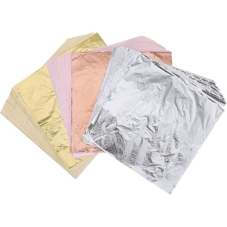 300 Kultafoliojäljitelmä Tarra Insinöörityöhön Kultafolio Taiteeseen Kodin Sisustukseen 14 X 14 Cm