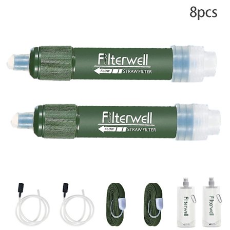 Mini Vannrenser Overlevelsesutstyr 2-pakning