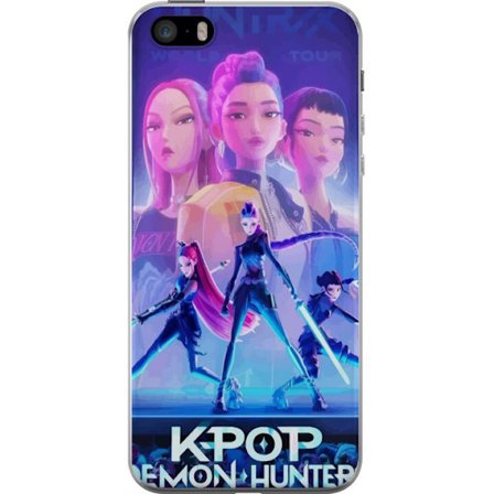 Kompatibel Mobilcover til Apple Apple iPhone SE (2016) Trendy KPop Demon Hunters dukke figur