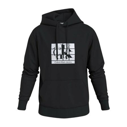 Calvin Klein, Hooded sweatshirt Zwart, Heren, Maat:XL