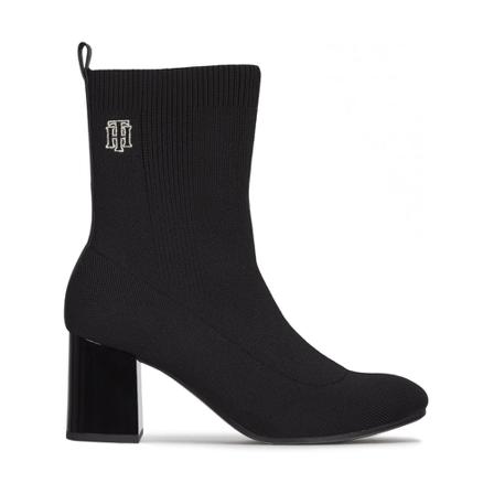 Tommy Hilfiger, Heeled Boots Zwart, Dames, Maat:39 EU