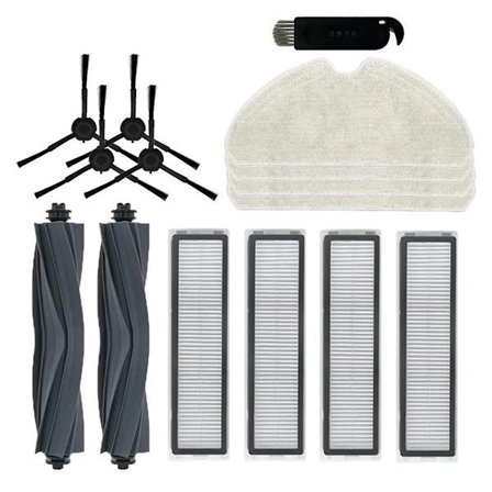 For Dreame D10s / D10s Pro Robotstøvsuger Hovedsidebørstetilbehør Hepa Filter Mopp Klut filler Reservedeler -ES