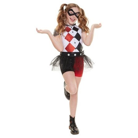 Harley Quinn Maskeraddräkt Barn 4-6år