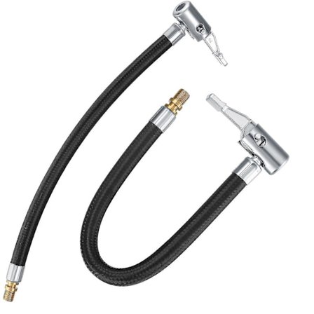 2 Däckpump Slang, 35cm Cykelslangventil Pump Slang, Bil Däck Adapter, Bil Luft Gummi Ygde-2708, Svart, One Size