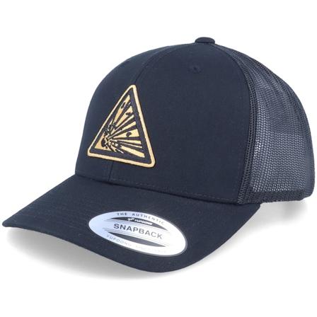 Iconic - Schwarz trucker Cap - Danger Explosive Sign Patch Black Trucker @ Hatstore