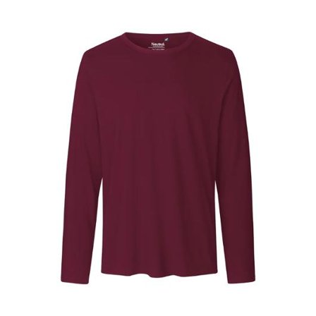 NEUTRAL T-shirt l/ä O61050 vinröd 3XL - Lyreco - Arbetskläder - Arbetströjor - T-shirts