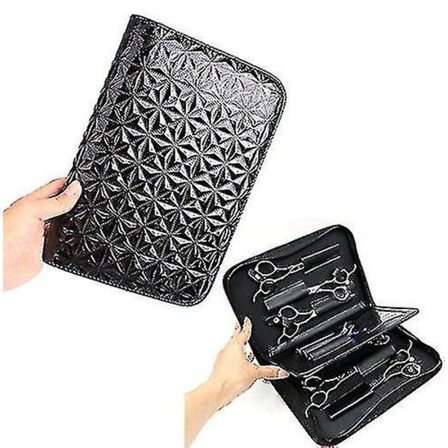 Hår Saks Taske - Barber Pung Etuier, Salon Værktøjs Holster, Vandafvisende Overflade Lynlås Lukning