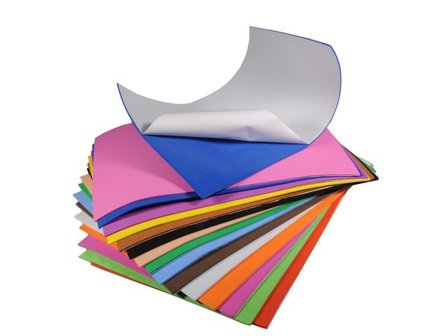 Mossgummi självhäftande 15 färger - Lyreco - Skola och förskola - Hobbymaterial - Pyssel