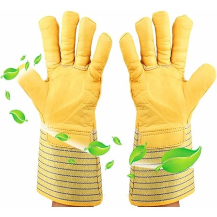 Kylmäkäsineet, pakkaskäsineet, nahkaiset työkäsineet, talviset lämpimät käsineet, kylmänkestävät, tuulenpitävät, vedenpitävät, pitkät hihansuut, 