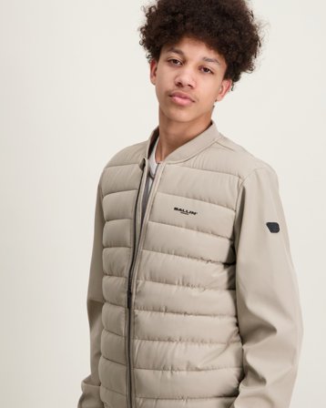 BALLIN Junior Padded Softshell Jacket Beige Jakker Dreng - Kids Brand Store