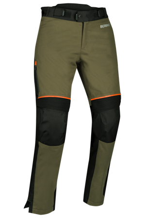 Bering Zephyr MC Trousers Women Black/Khaki/Orange XL