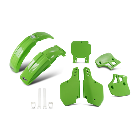 Komplettes UFO Plastikset - Kawasaki KX 250 1989-1989