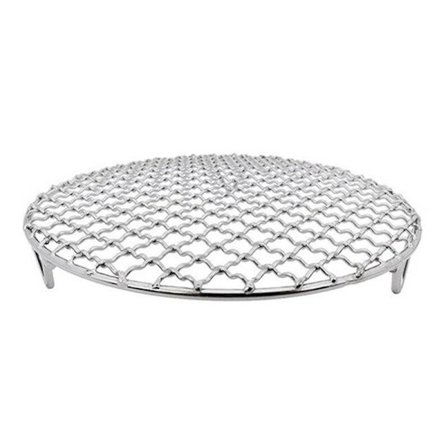 Rund grillnät med fot grill grillnät kylställ ångugn Diameter 29,5 cm