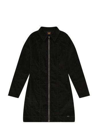 Zip Front Dress Black Lee Jeans