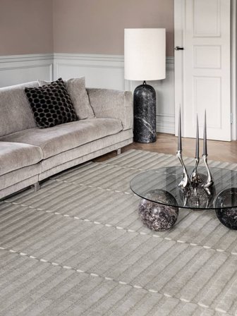 Geometric Artum Rug - Grey 185X230 Wool