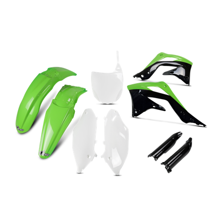 Komplettes UFO Plastikset - Kawasaki KX 450F 2012-2012