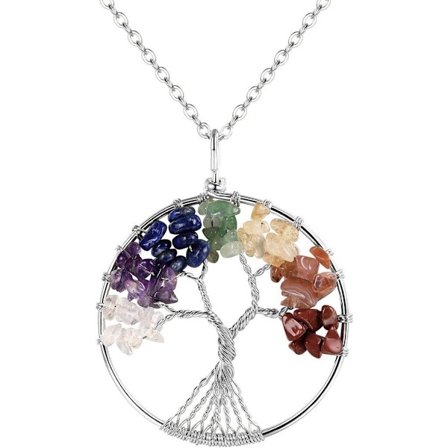 Necklace - Tree of Life - Chakra - Chain