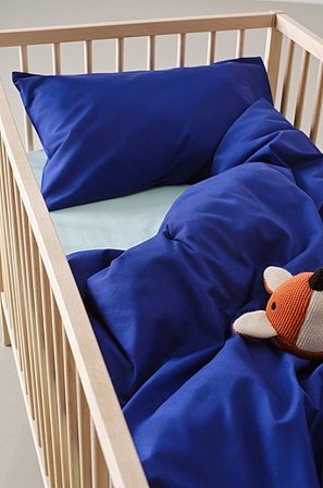 Jotex - Mini Sengesæt Krybbe Kobolt - ZACK - Køb Sengetøj til børn hos Jotex