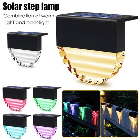 Solar Trappljus Trädgårdstrappor LED Dekorativ