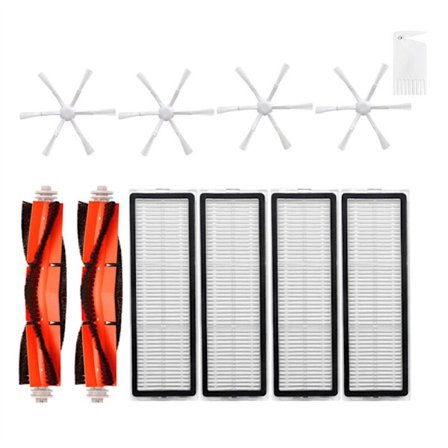 Ersättningsdelar för Mi Robot Vacuum Cleaner Mop 2 2C STYTJ03ZHM - Huvudborste, Sidoborste, HEPA-filter