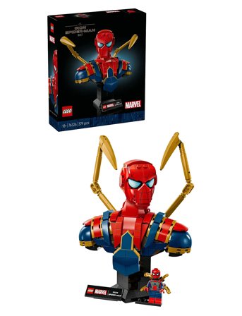 LEGO | Marvel Iron Spider-Man Bust Collectible 76326 | ONE SIZE