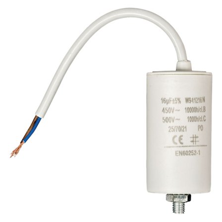 Kondensaattori 16.0uf / 450 V + cable