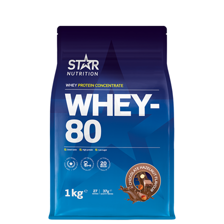 Star Nutrition Whey-80 Vassleprotein 1 kg