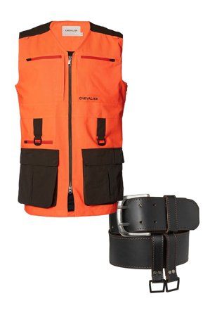 Chevalier - Doghandler Väst & Belt - Vattentätt material - Radiofickor