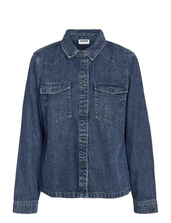 NOISY MAY | Nmnew Signe L/S Denim Shirt Vi002Mb Noos | XS