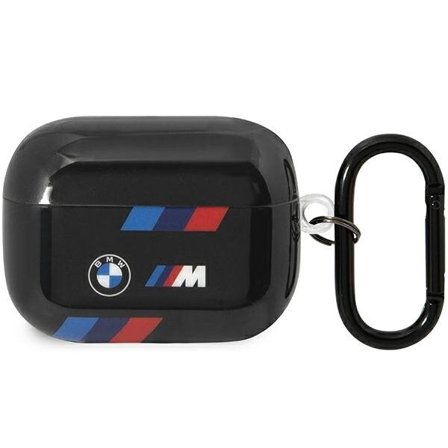 BMW BMAP222SOTK AirPods Pro 2 gen cover sort/sort Tricolor Stripes