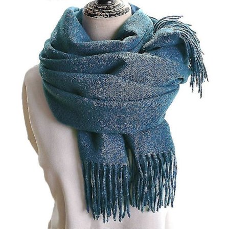 Dameskjerf Kjerf Dame Kasjmirfølelse Kasjmirsjal Hull