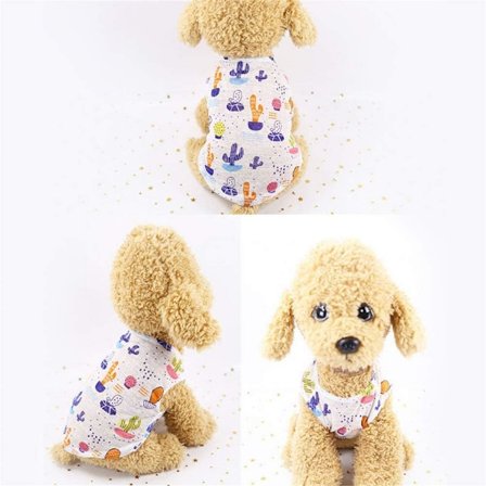 *Hundekostyme Sommerklær Sommer Søt Katteklær Valpekåpe Kjæledyr*