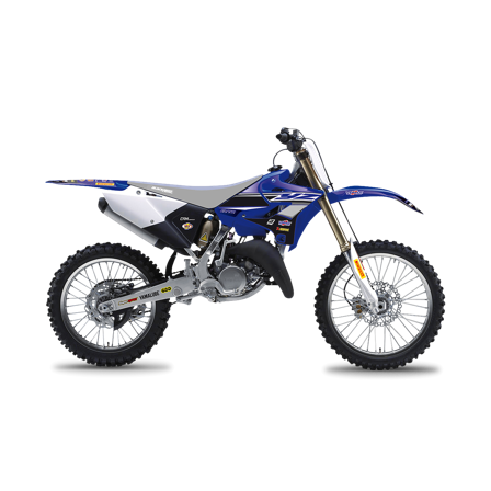 Stafferingssæt Blackbird Replica Factory Racing 2018, Blå/Sort/Hvid - Yamaha YZ 250 2015-2021