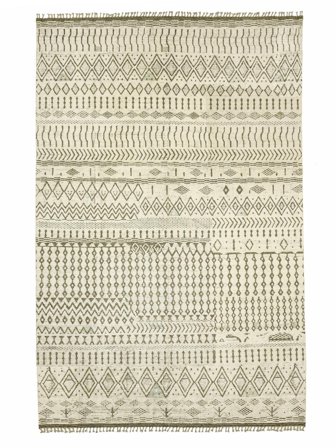 Large Berber Style Rug 363X568 Wool