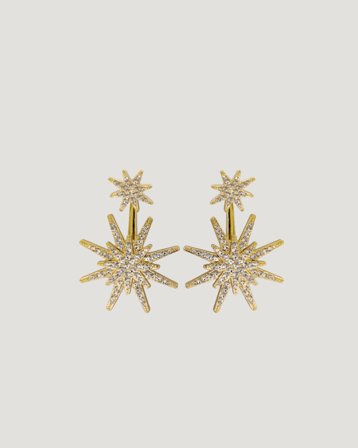 IOAKU ALFA STAR EARRINGS Gyllen Smykker Jente - Kids Brand Store