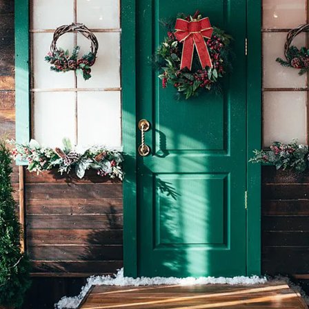 Glitterbånd, bånd med metallisk kant, julebånd til krans, juletrepynt, gaveinnpakning, hjemmeinnredning, 10 yards