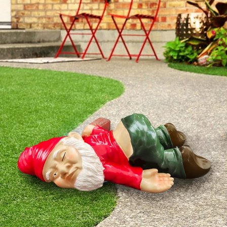 4,5 tuuman pienet hauskat puutarhatonttujen ulkopatsaat