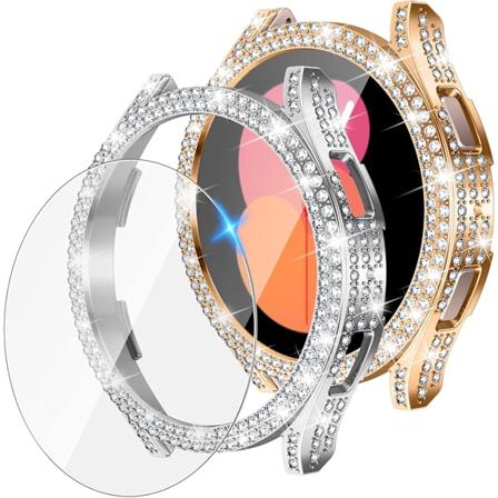 [2+2-pack] til Samsung Galaxy Watch 5 & 4 44 mm etui og skærm