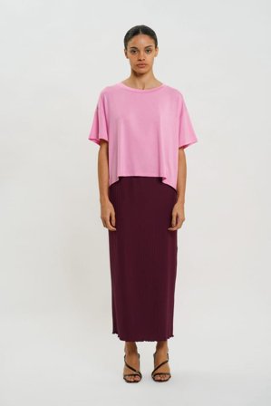 Residus Gwynet Tee - Bubblegum T-shirts & toppar Dam Rosa XS